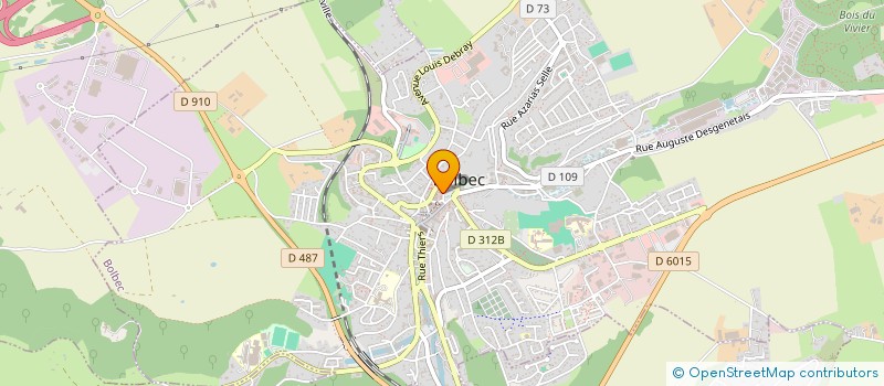 localisation de l'entreprise LE CARNOT  BOLBEC