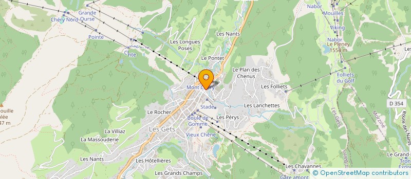 localisation de l'entreprise LE CARNOTZET à LES GETS