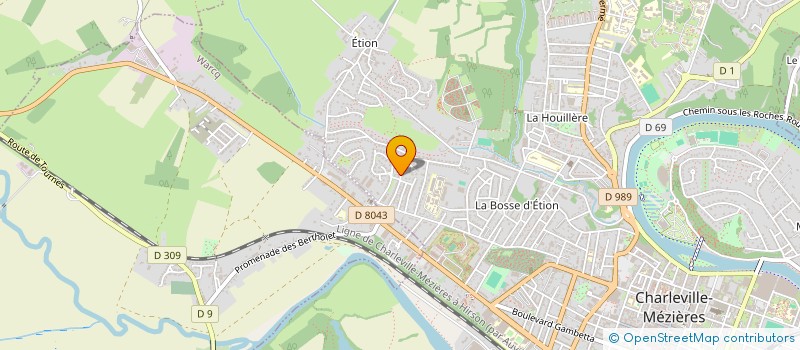 localisation de l'entreprise LE CAROLO-VARIETE  CHARLEVILLE-MEZIERES