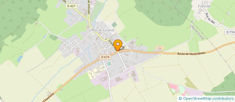 localisation de l'entreprise LE CARON  LIFFOL-LE-GRAND