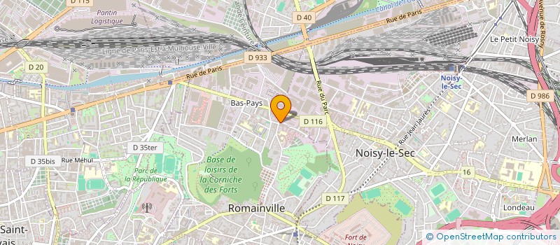 localisation de l'entreprise LE CAROSSE BLANC à ROMAINVILLE