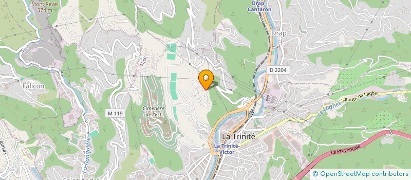 localisation de l'entreprise LE CAROUBIER à NICE