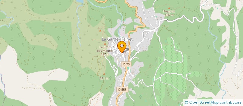 localisation de l'entreprise LE CAROUBIER à LA GARDE-FREINET
