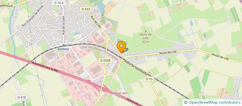 localisation de l'entreprise LE CAROUSSEL à BAILLEUL
