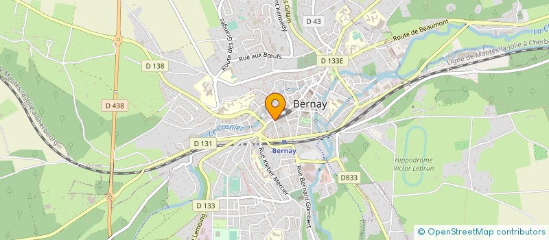 localisation de l'entreprise LE CARPE DIEM à BERNAY