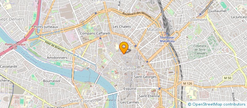 localisation de l'entreprise LE CARRE 112 à TOULOUSE