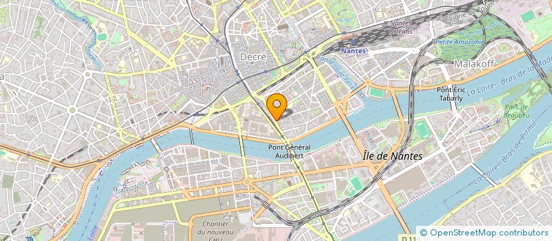 localisation de l'entreprise LE CARRE 27 à NANTES