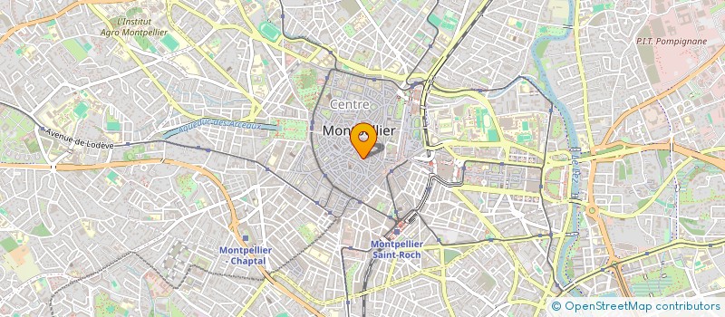 localisation de l'entreprise LE CARRE à MONTPELLIER