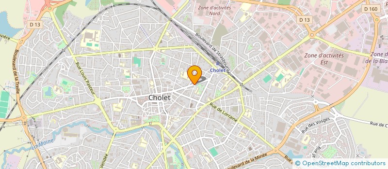 localisation de l'entreprise LE CARRE 55 à CHOLET