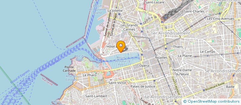 localisation de l'entreprise LE CARRE  MARSEILLE