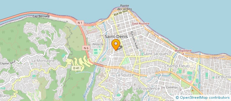 localisation de l'entreprise LE CARRE à SAINT-DENIS