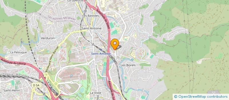 localisation de l'entreprise LE CARRE à MARSEILLE