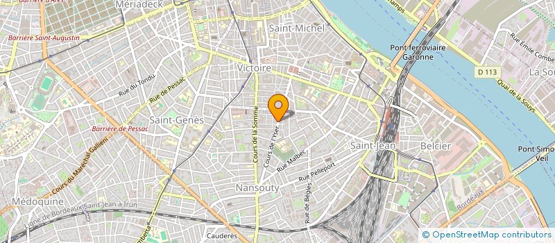 localisation de l'entreprise LE CARRE  BORDEAUX