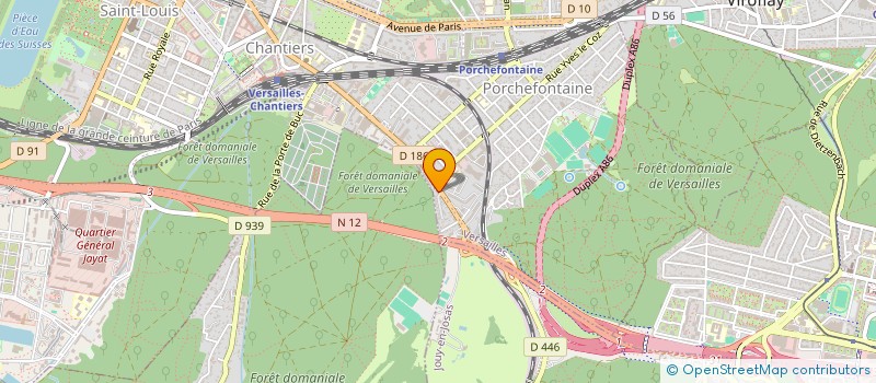 localisation de l'entreprise LE CARRE AUX CREPES à VERSAILLES
