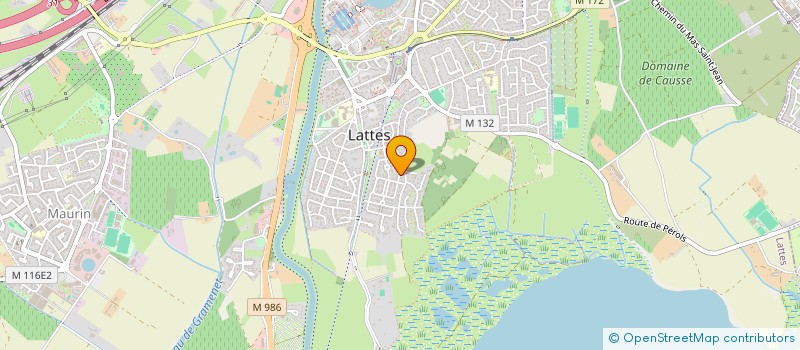 localisation de l'entreprise LE CARRE B à LATTES