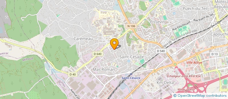 localisation de l'entreprise LE CARRE BIO  NIMES