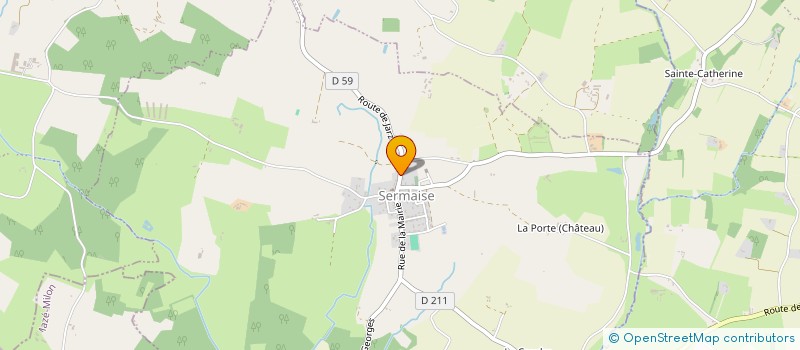 localisation de l'entreprise LE CARRE BLANC  LOIRE-AUTHION