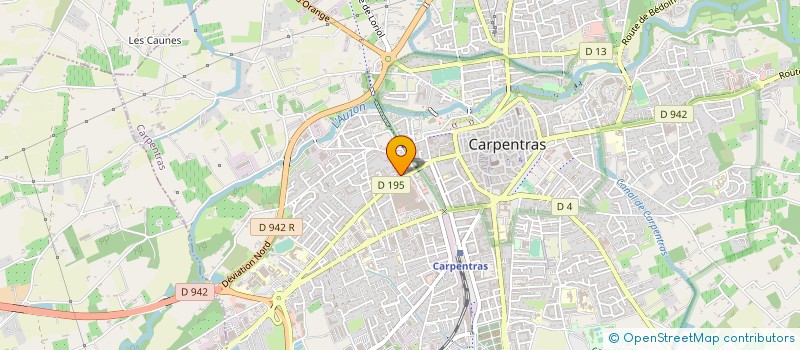 localisation de l'entreprise LE CARRE CONTADIN à CARPENTRAS