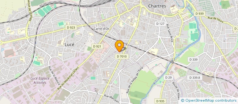 localisation de l'entreprise LE CARRE COURTOIS à LUISANT