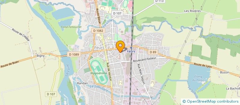 localisation de l'entreprise LE CARRE D'AS  FEURS