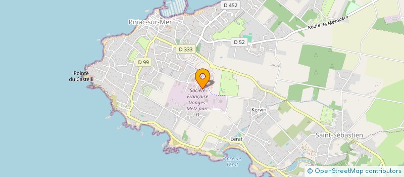 localisation de l'entreprise LE CARRE D'AS  PIRIAC-SUR-MER