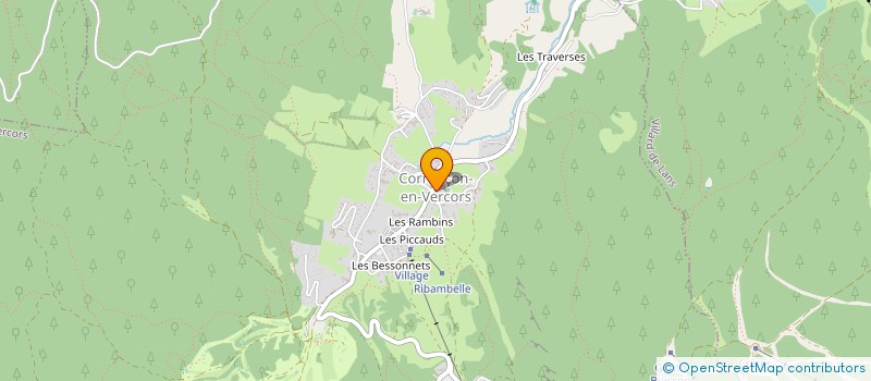 localisation de l'entreprise LE CARRE D'AS  CORRENCON-EN-VERCORS