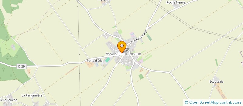 localisation de l'entreprise LE CARRE D'AS  ASSAIS-LES-JUMEAUX