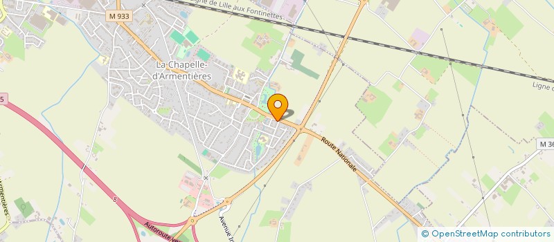 localisation de l'entreprise LE CARRE D'AS PREMESQUOIS à LA CHAPELLE-D'ARMENTIERES