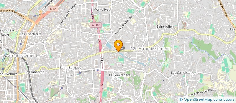 localisation de l'entreprise LE CARRE D OR à MARSEILLE