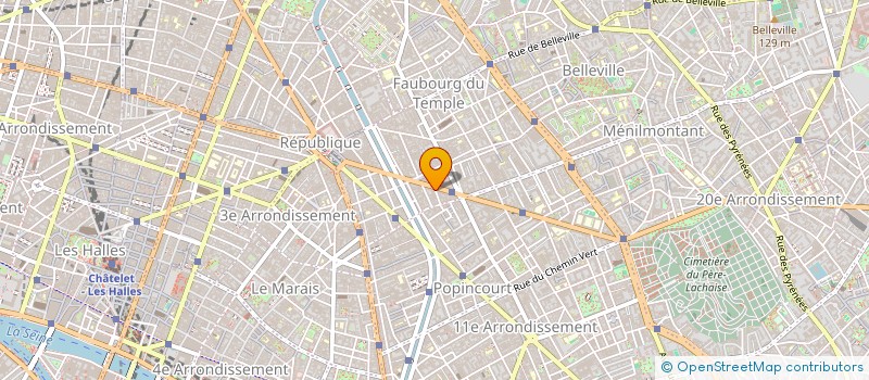 localisation de l'entreprise LE CARRE DE 5 à PARIS