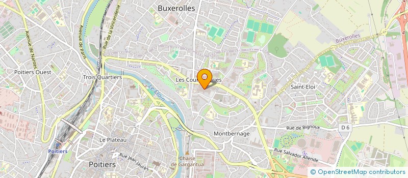 localisation de l'entreprise LE CARRE DE GUYANE  POITIERS