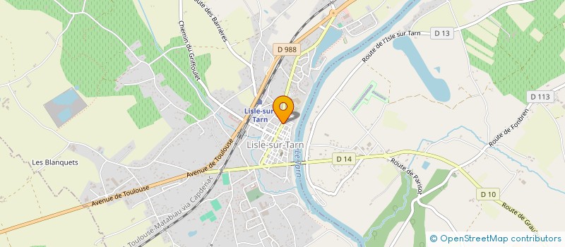 localisation de l'entreprise LE CARRE DE SAINT LOUIS à LISLE-SUR-TARN