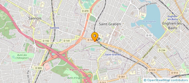 localisation de l'entreprise LE CARRE DECORATION  SAINT-GRATIEN