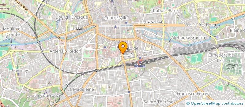 localisation de l'entreprise LE CARRE DES ALLIES  RENNES