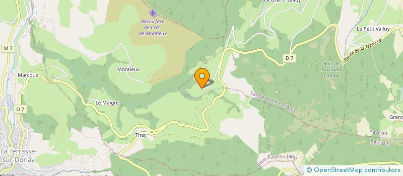 localisation de l'entreprise LE CARRE DES ANIMAUX à SAINTE-CROIX-EN-JAREZ