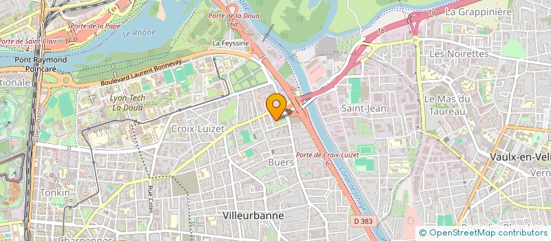 localisation de l'entreprise LE CARRE DES ARTISANS  MEYZIEU