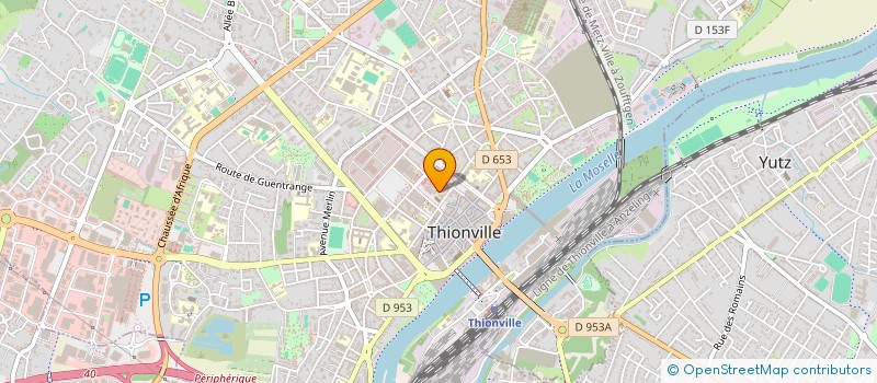 localisation de l'entreprise LE CARRE DES ARTS à THIONVILLE