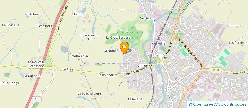 localisation de l'entreprise LE CARRE DES ARTS DANSES  CHEMILLE-EN-ANJOU