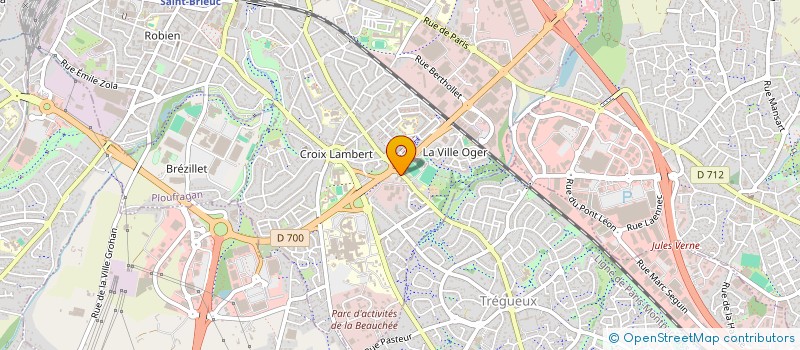 localisation de l'entreprise LE CARRE DES GALLOIS à SAINT-BRIEUC