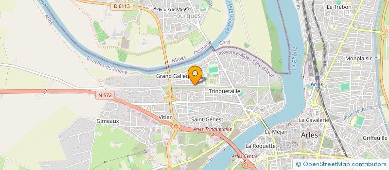 localisation de l'entreprise LE CARRE DES HUILES à ARLES