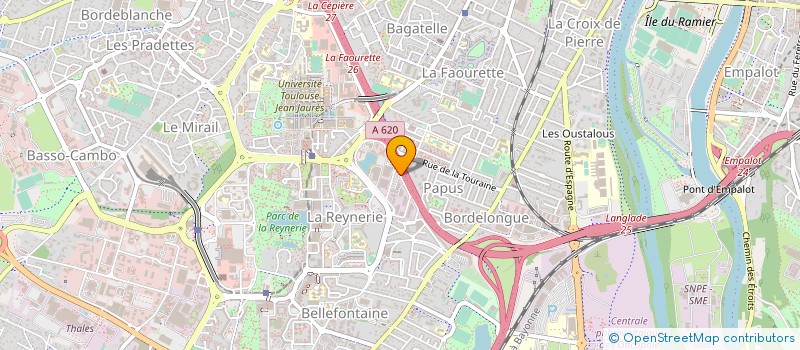 localisation de l'entreprise LE CARRE DU SOL à TOULOUSE