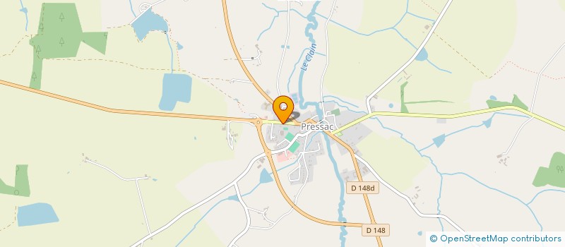 localisation de l'entreprise LE CARRE GAULOIS BOXE  PRESSAC