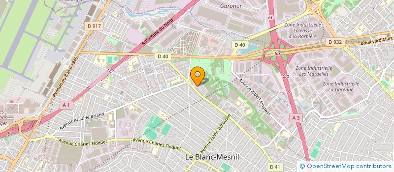 localisation de l'entreprise LE CARRE GOURMAND à LE BLANC-MESNIL
