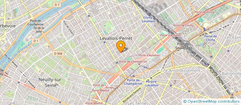 localisation de l'entreprise LE CARRE JAUNE à LEVALLOIS-PERRET