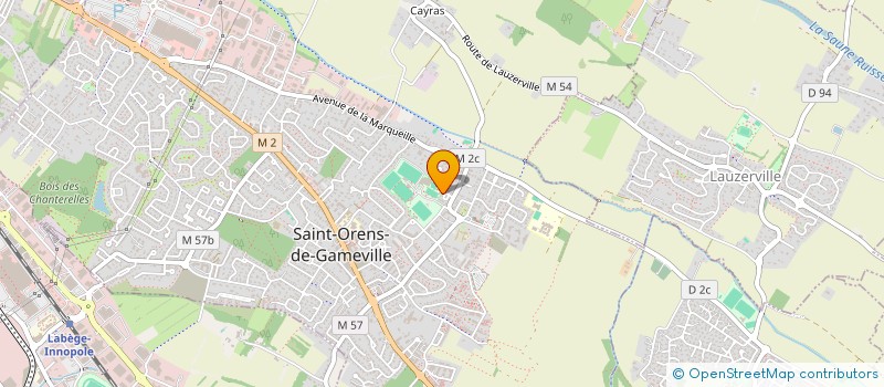 localisation de l'entreprise LE CARRE MAGIQUE  SAINT-ORENS-DE-GAMEVILLE