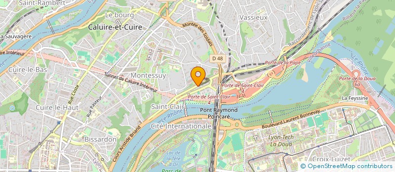 localisation de l'entreprise LE CARRE MOGADOR à CALUIRE-ET-CUIRE
