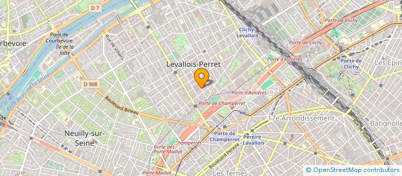 localisation de l'entreprise LE CARRE NOIR à LEVALLOIS-PERRET