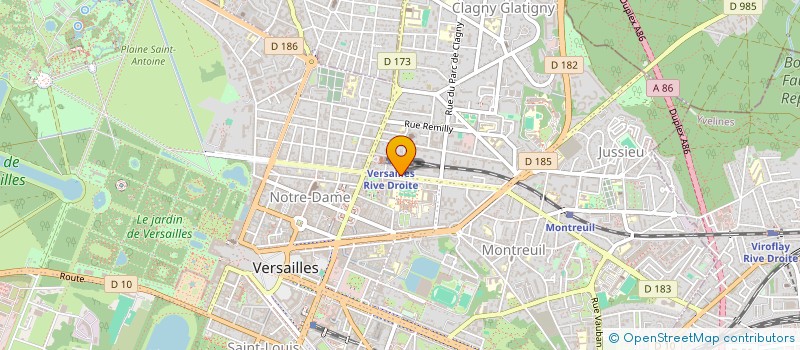 localisation de l'entreprise LE CARRE NUMERIQUE à VERSAILLES