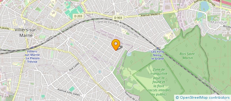 localisation de l'entreprise LE CARRE PAULO  VILLIERS-SUR-MARNE