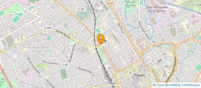 localisation de l'entreprise LE CARRE ROUGE  TROYES